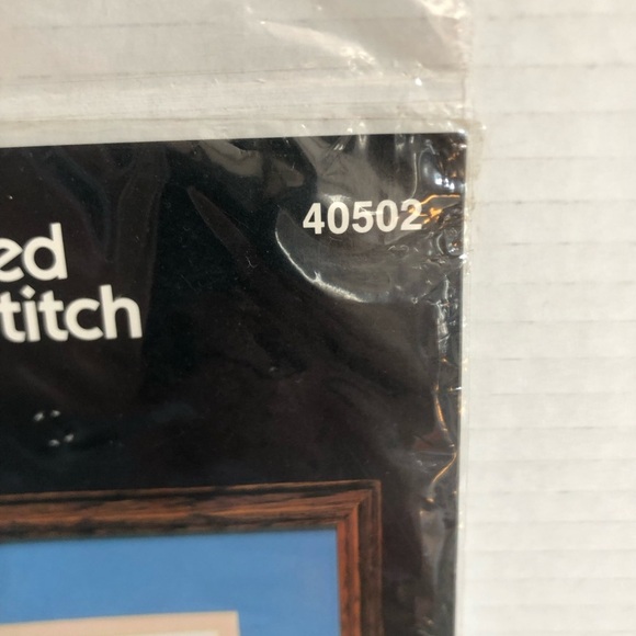 Vtg Bucilla Stamped Cross-Stitch Kit - Birth Announcement - Picture 5 of 11